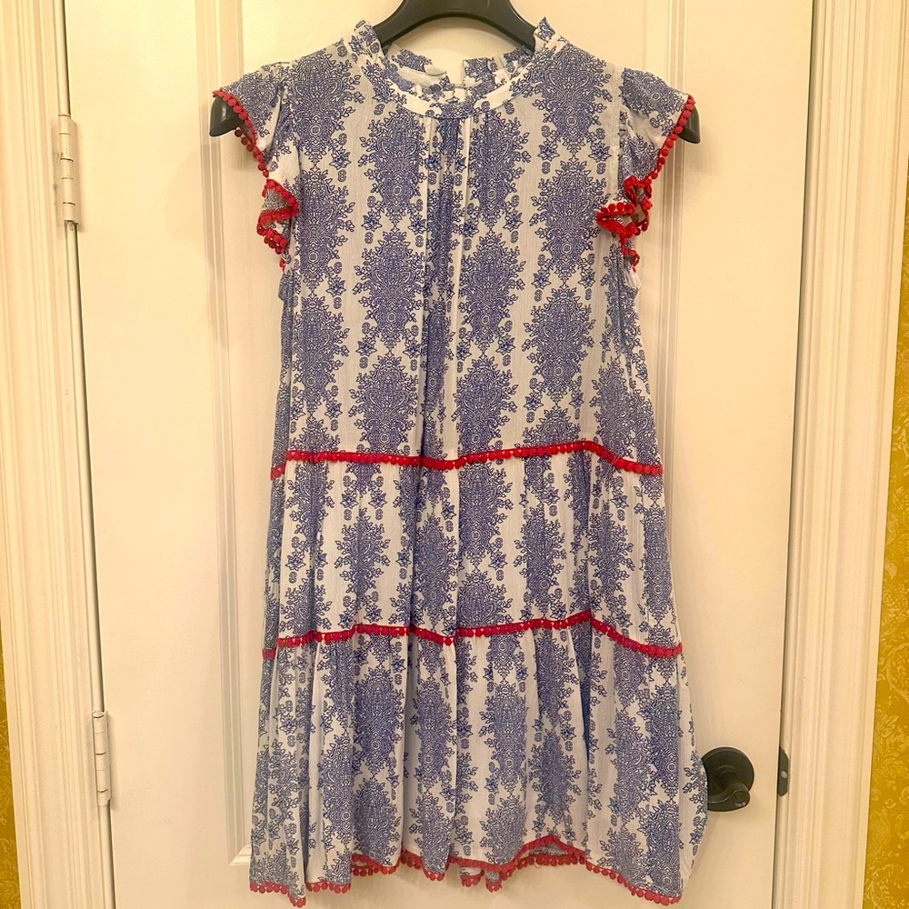 NWOT THML Tiered Dress with Trim